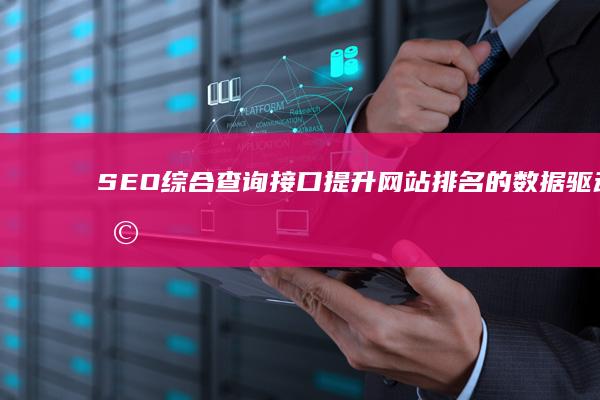 SEO综合查询接口：提升网站排名的数据驱动利器